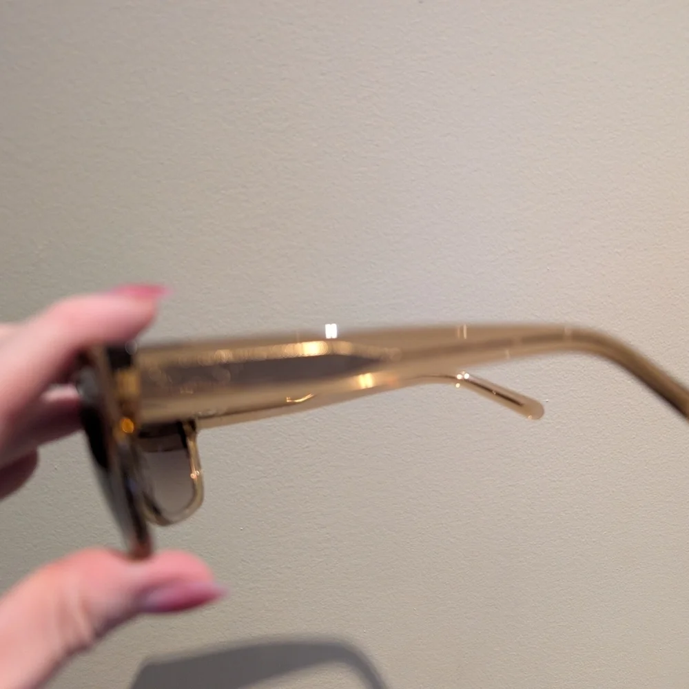 Burberry Women's Brown Gold Sunglasses - Picture 8 of 16